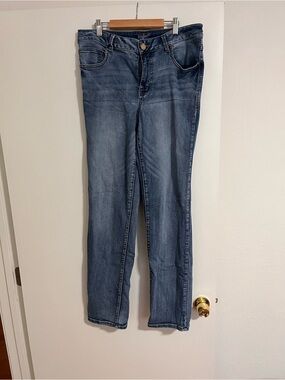 Mavi Women's Boot Cut Jeans in Medium Blue Wash